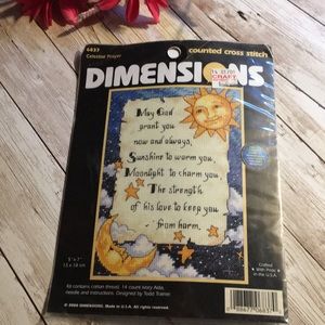 Dimensions counted cross stitch kit .80’s vintage